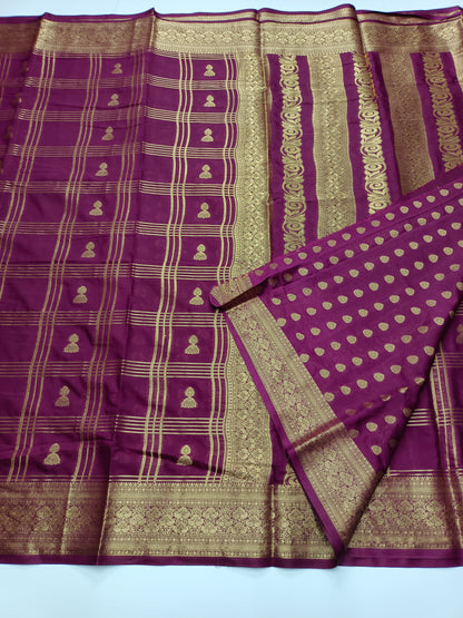 SEMI CREPE SILK SAREE