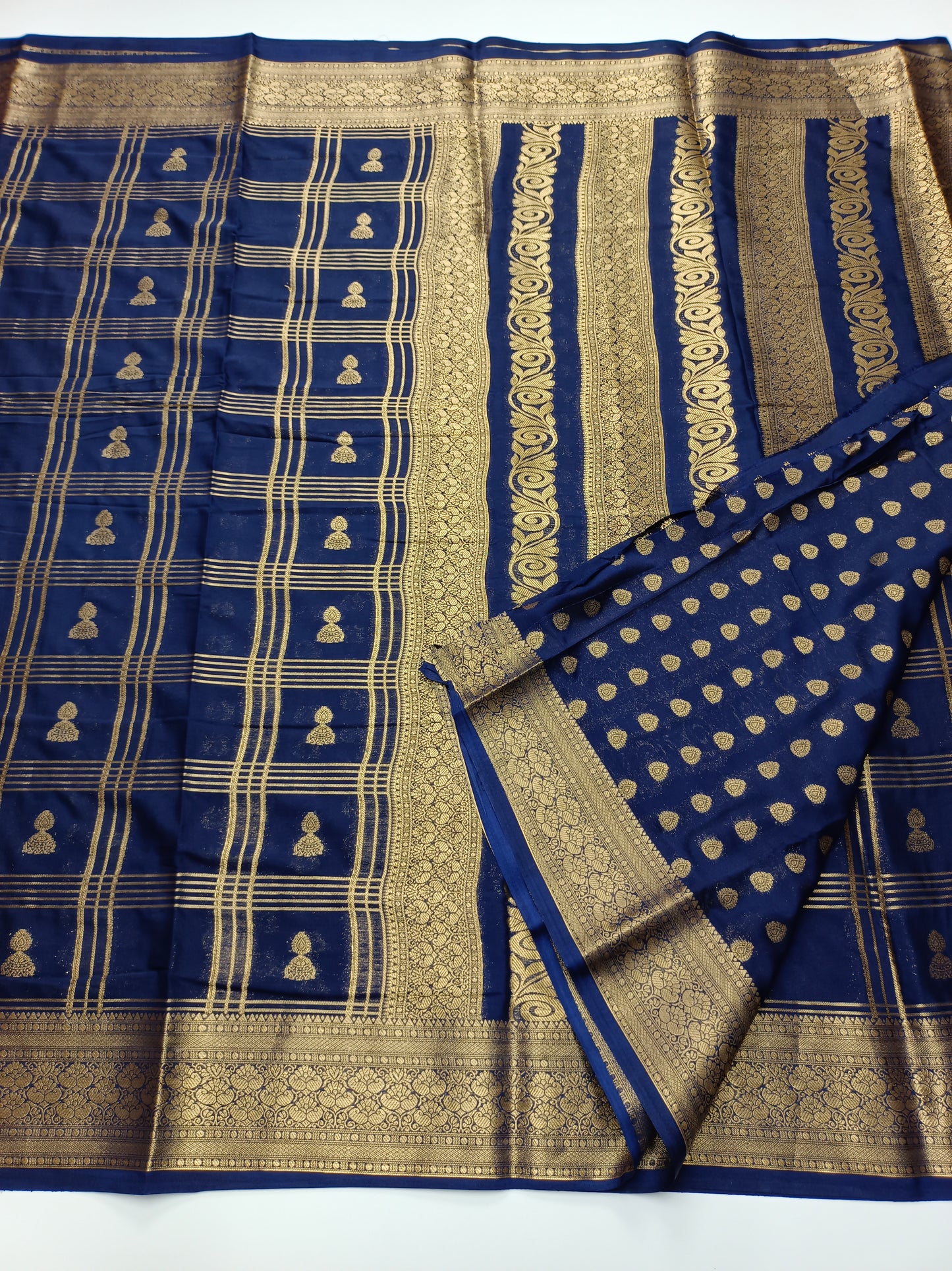 SEMI CREPE SILK SAREE