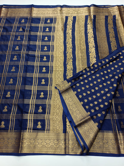 SEMI CREPE SILK SAREE
