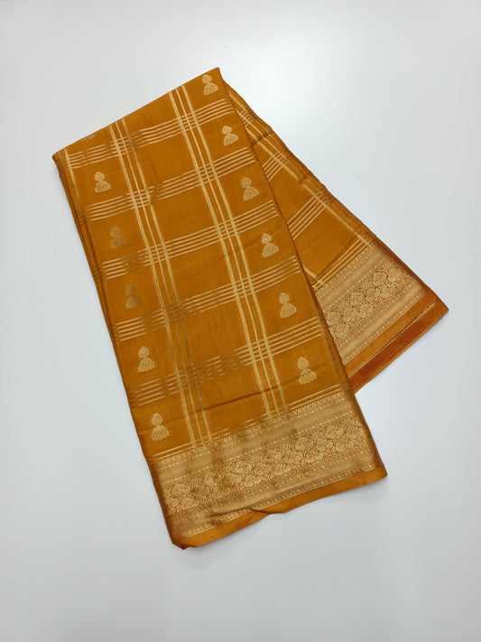 SEMI CREPE SILK SAREE