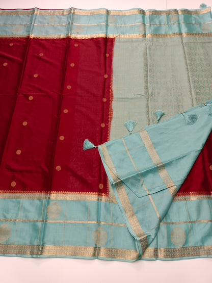SEMI CREPE SILK SAREE