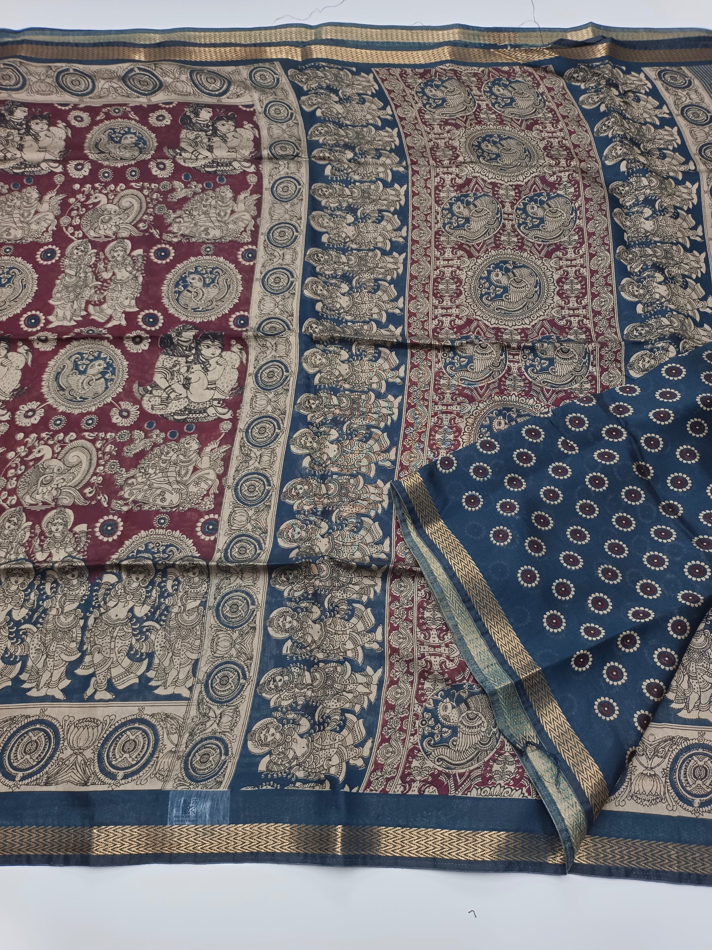 FANCY ASSAM COTTON SAREE