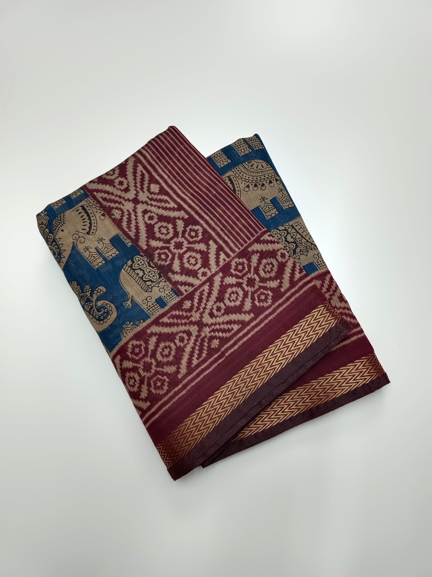 FANCY ASSAM COTTON SAREE