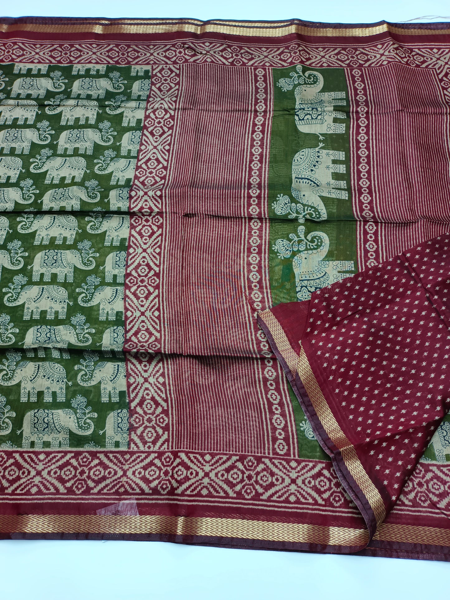 FANCY ASSAM COTTON SAREE