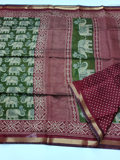 FANCY ASSAM COTTON SAREE