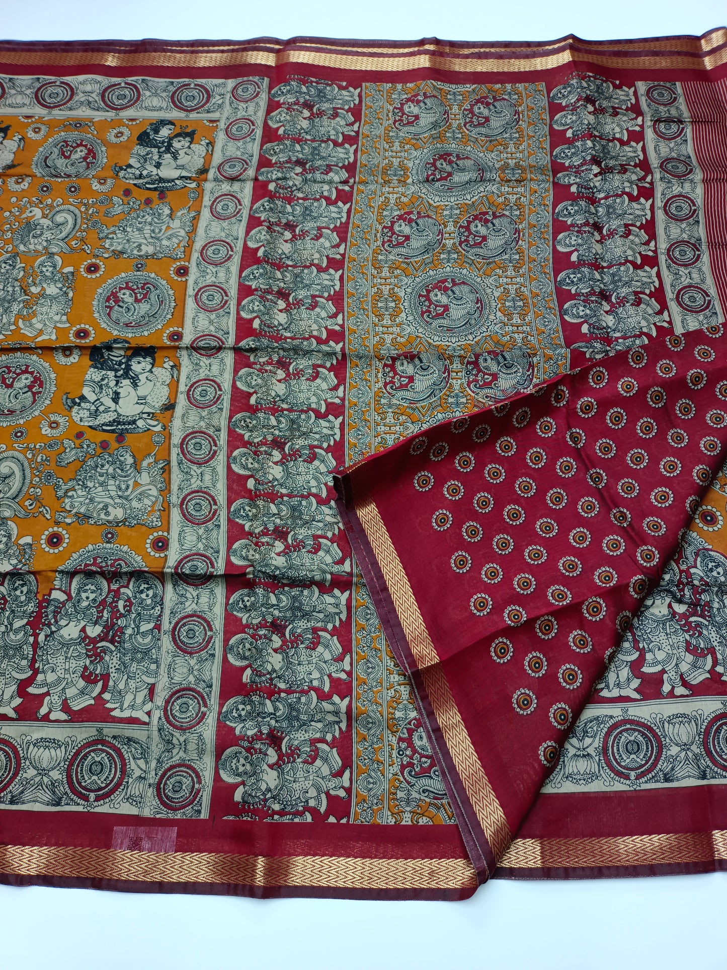 FANCY ASSAM COTTON SAREE