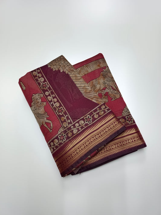 FANCY ASSAM COTTON SAREE