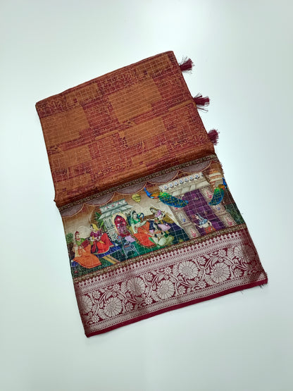 FANCY DOLA SILK  SAREE
