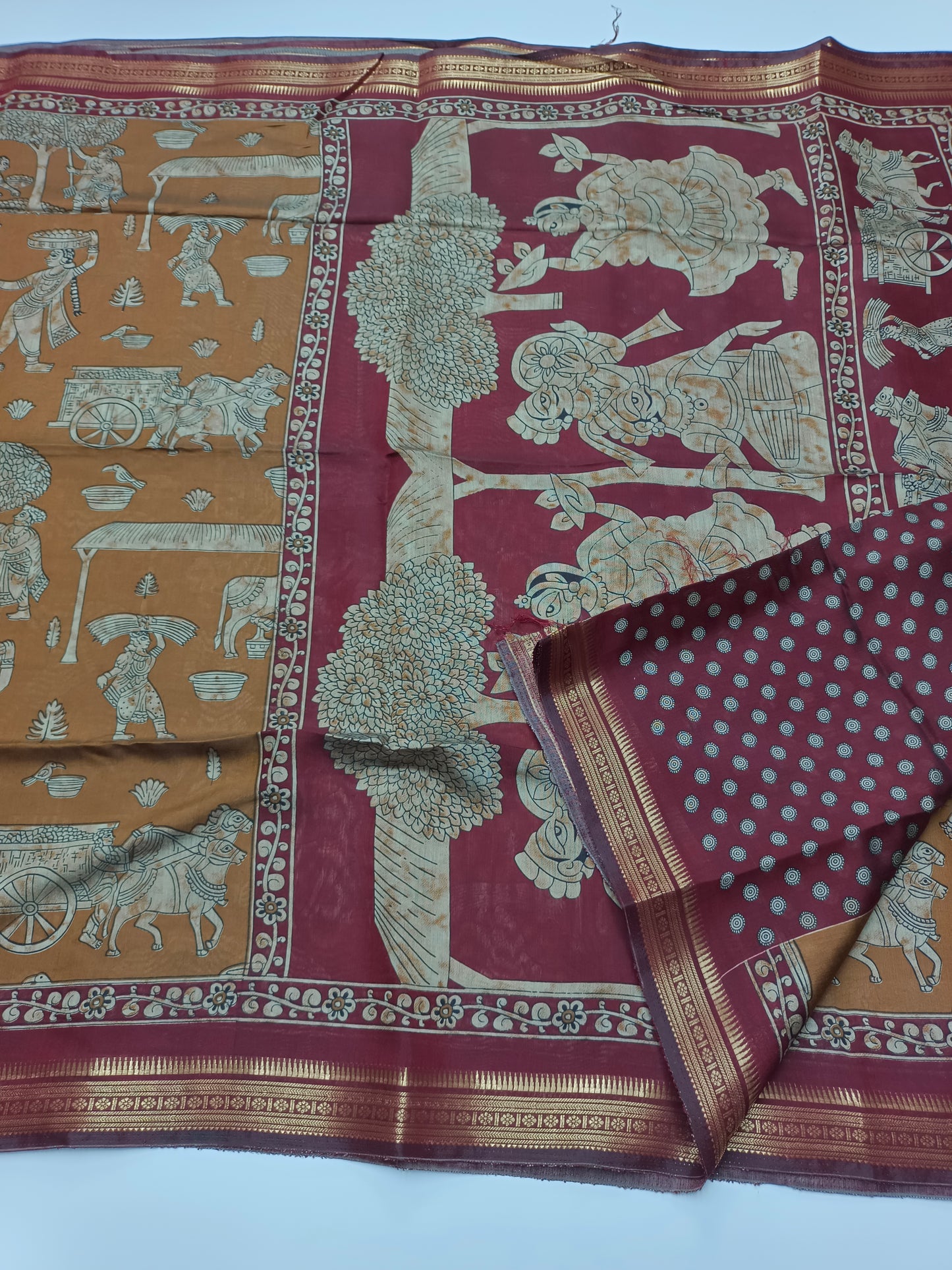 FANCY ASSAM COTTON SAREE