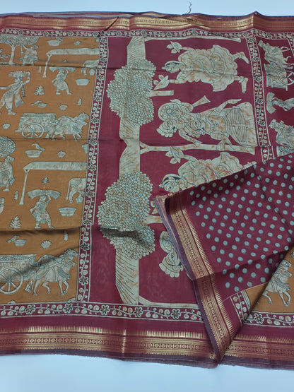 FANCY ASSAM COTTON SAREE