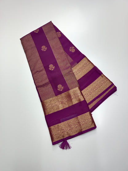 SEMI CREPE SILK SAREE