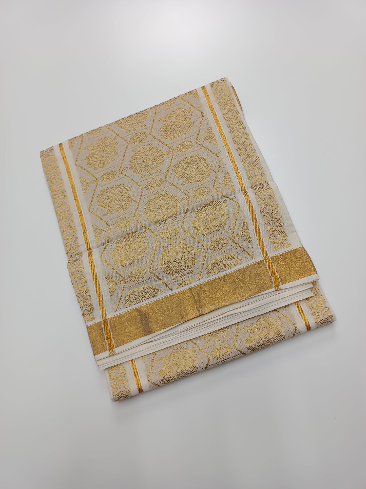 FANCY KERALA COTTON SAREE