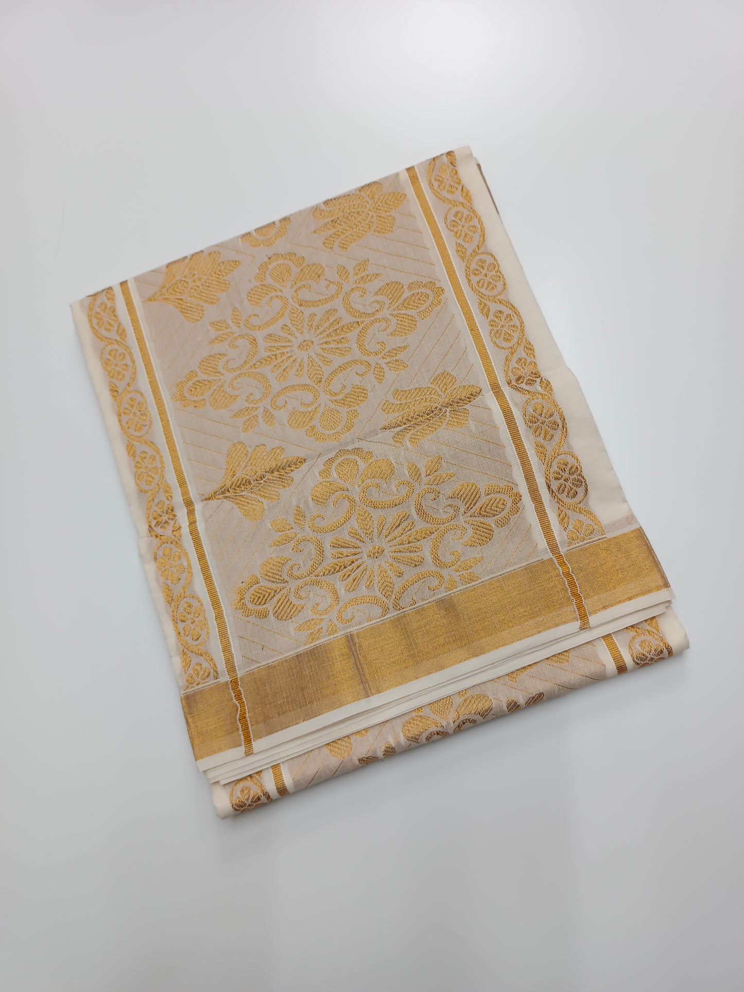 FANCY KERALA COTTON SAREE