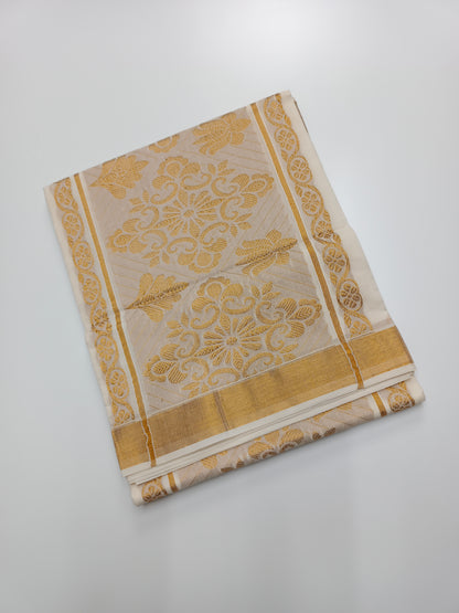 FANCY KERALA COTTON SAREE