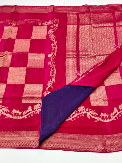 FANCY VISCOSE SILK SAREE