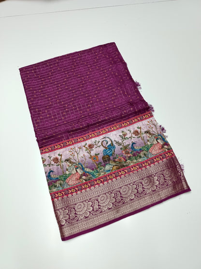 FANCY DOLA SILK  SAREE