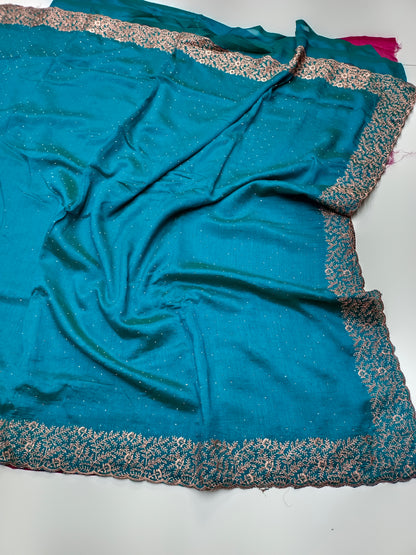 FANCY WORK SAREE