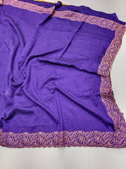 FANCY WORK SAREE