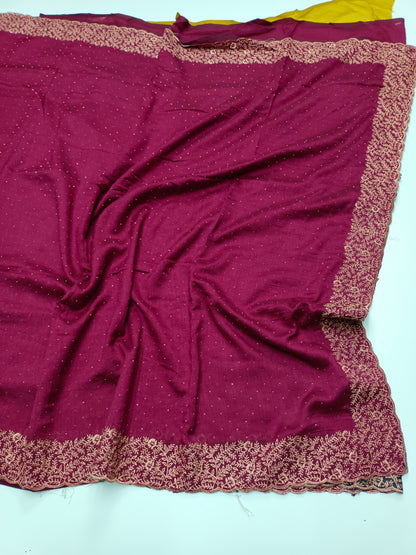 FANCY WORK SAREE