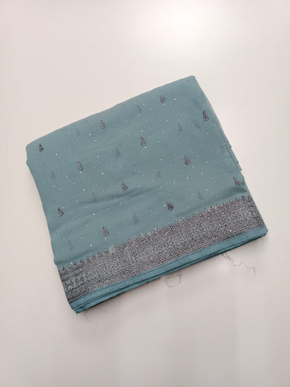 FANCY WORK SAREE
