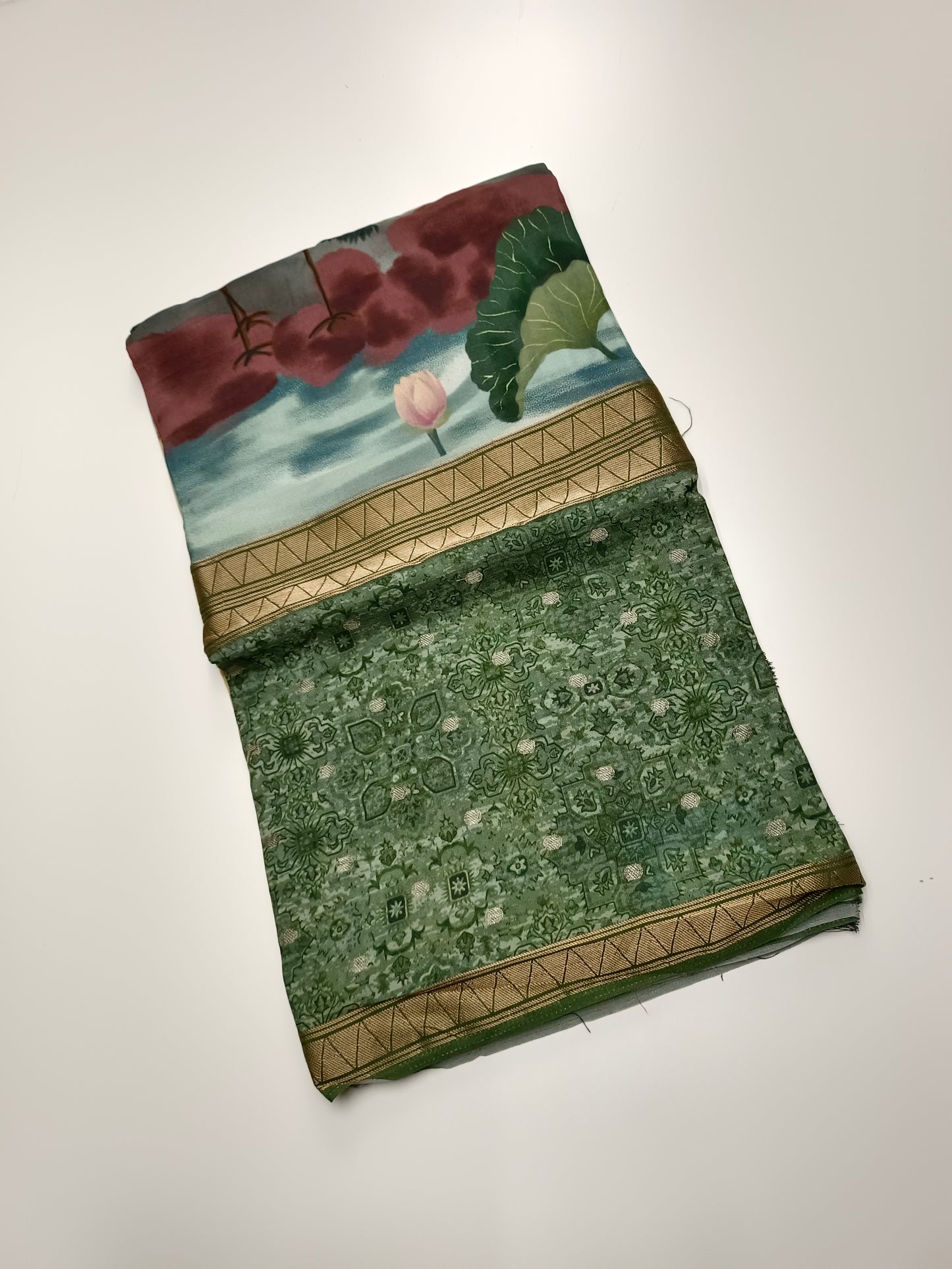 2D FANCY KALAMKARI  SAREE
