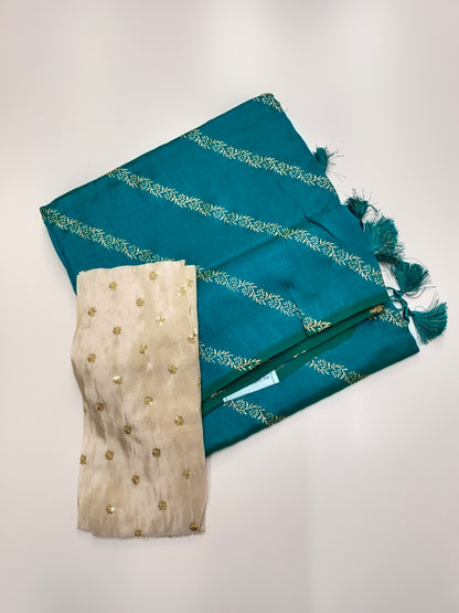 FANCY WORK SAREE