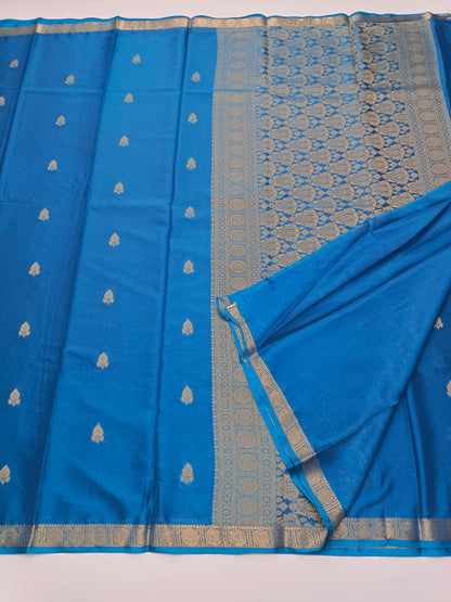 SEMI CREPE SILK SAREE