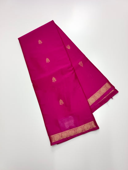 SEMI CREPE SILK SAREE