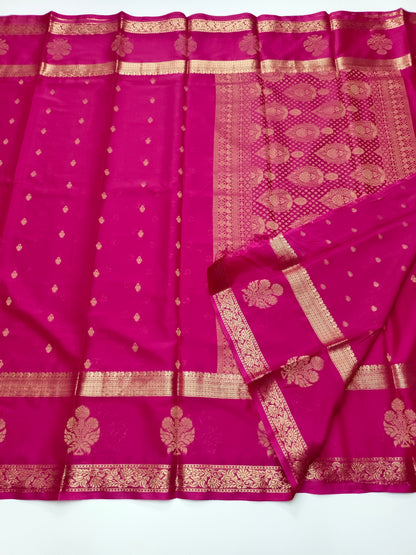 SEMI CREPE SILK SAREE