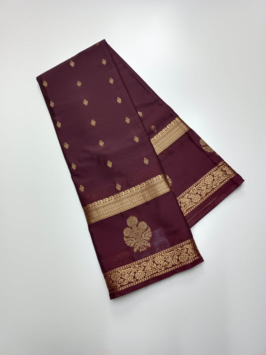 SEMI CREPE SILK SAREE
