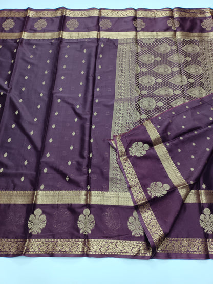SEMI CREPE SILK SAREE
