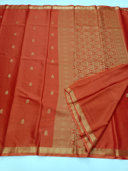 SEMI CREPE SILK SAREE
