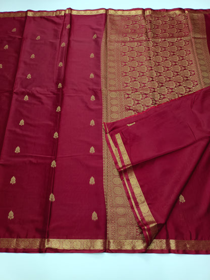 SEMI CREPE SILK SAREE