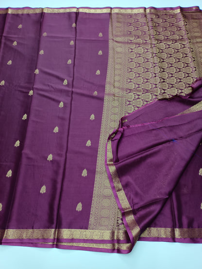 SEMI CREPE SILK SAREE
