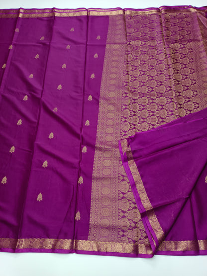 SEMI CREPE SILK SAREE