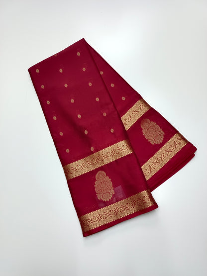 SEMI CREPE SILK SAREE