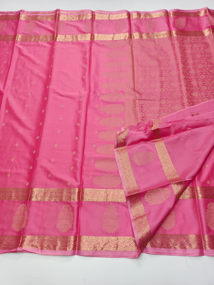 SEMI CREPE SILK SAREE