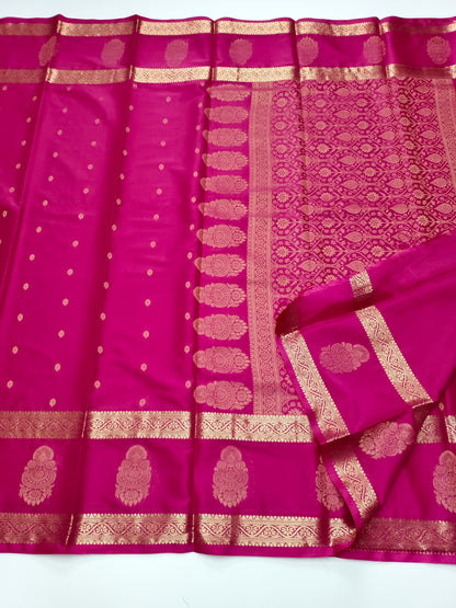 SEMI CREPE SILK SAREE
