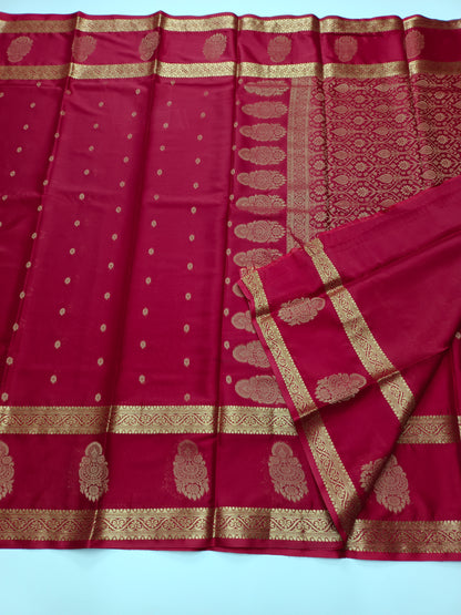 SEMI CREPE SILK SAREE