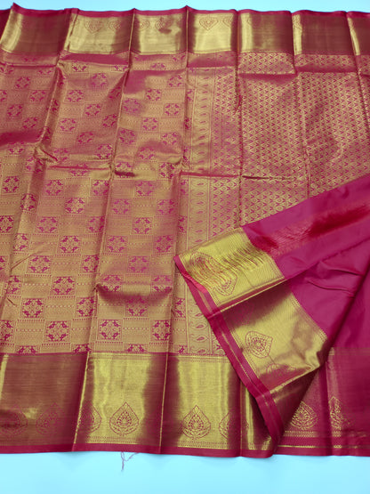 FANCY TISSUE BROCADE SAREE