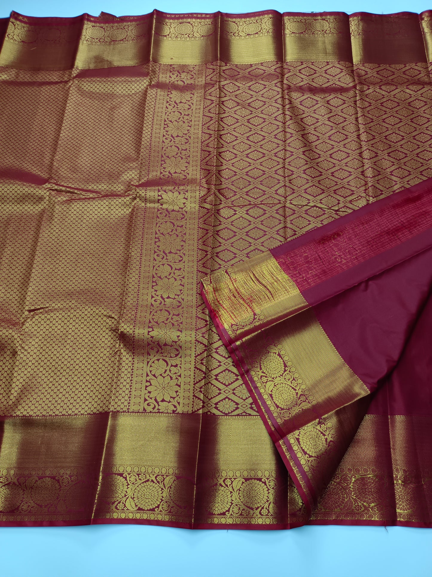 FANCY TISSUE BROCADE SAREE