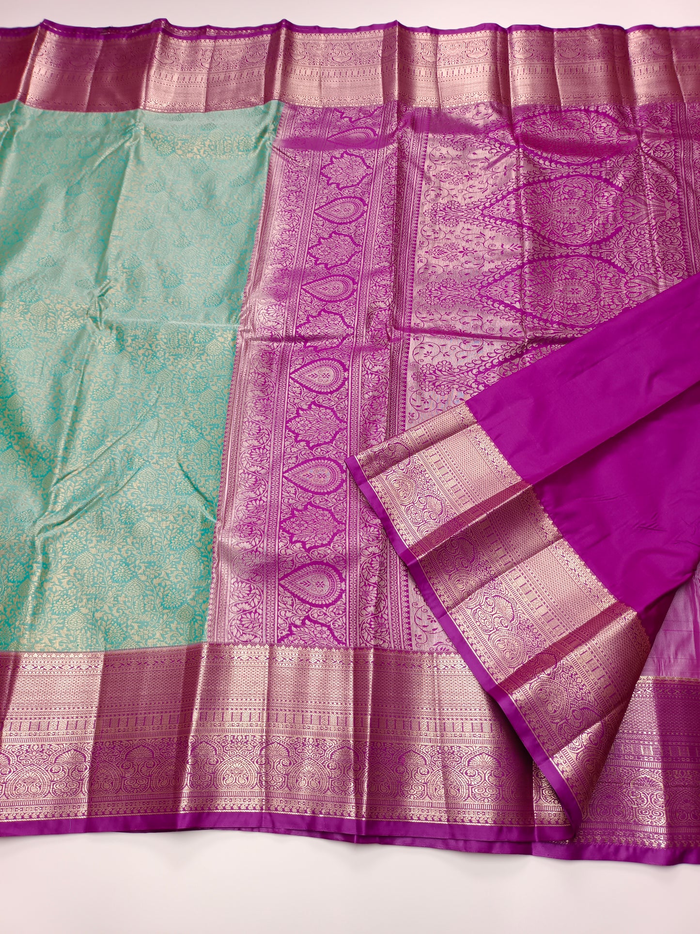 FANCY TISSUE BROCADE SAREE