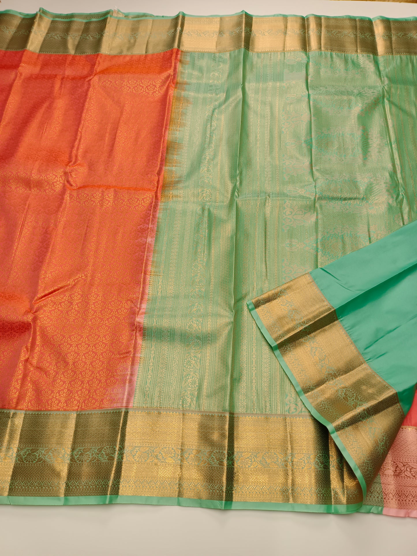 FANCY TISSUE BROCADE SAREE