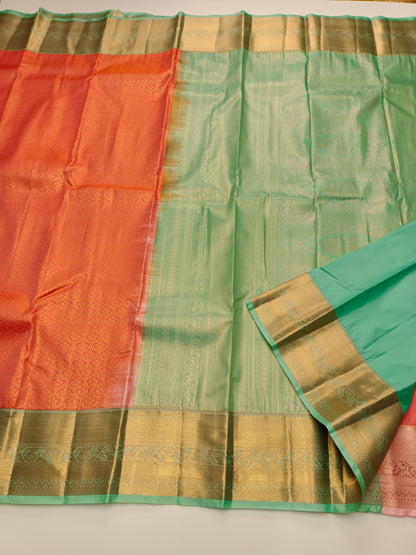 FANCY TISSUE BROCADE SAREE