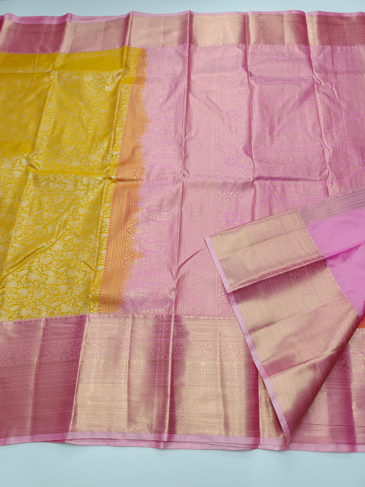 FANCY TISSUE BROCADE SAREE