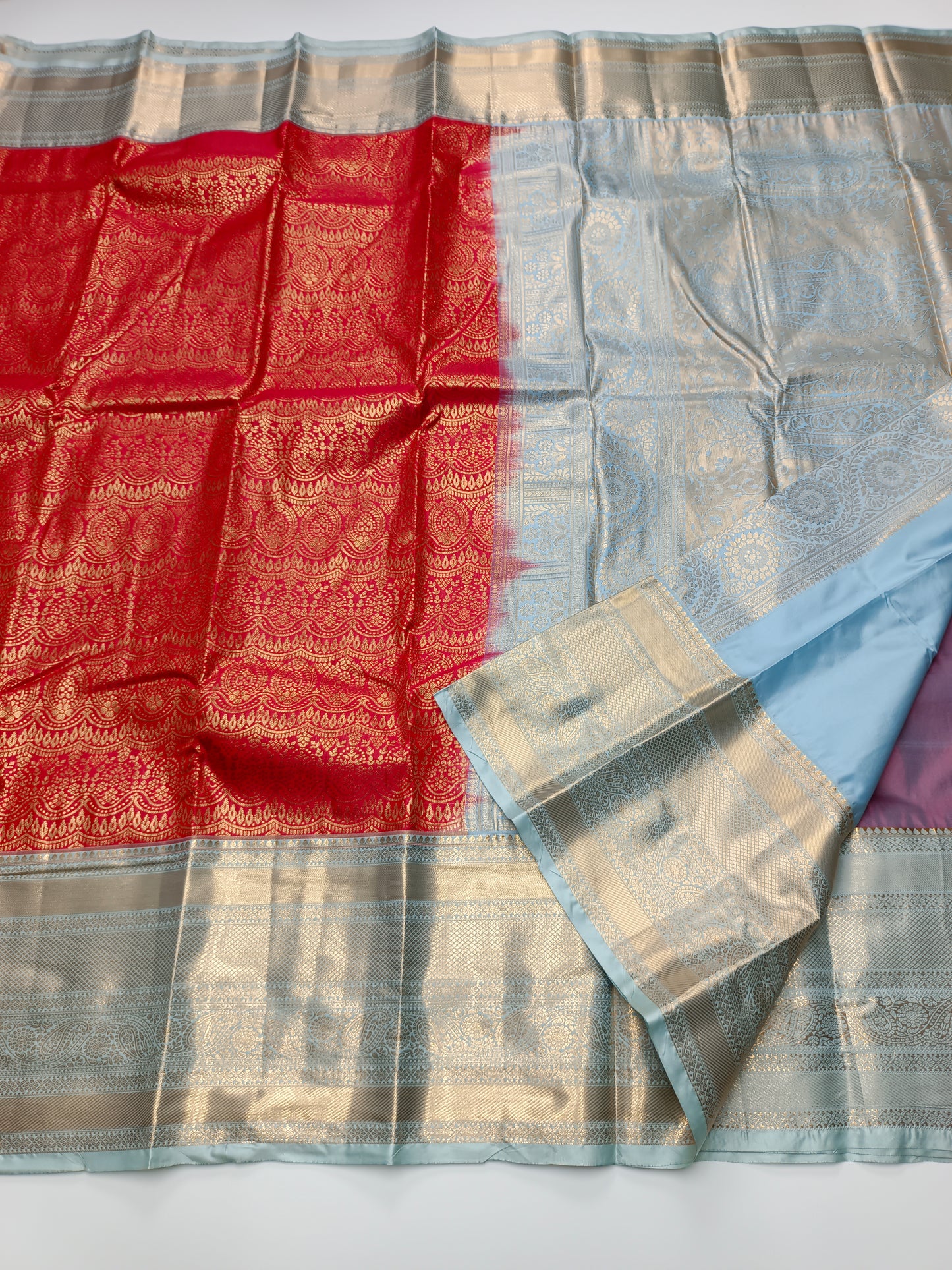 FANCY TISSUE BROCADE SAREE