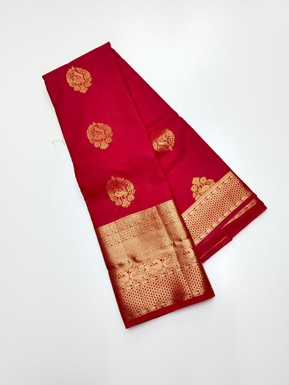 KANCHIPURAM SEMI SILK SAREE