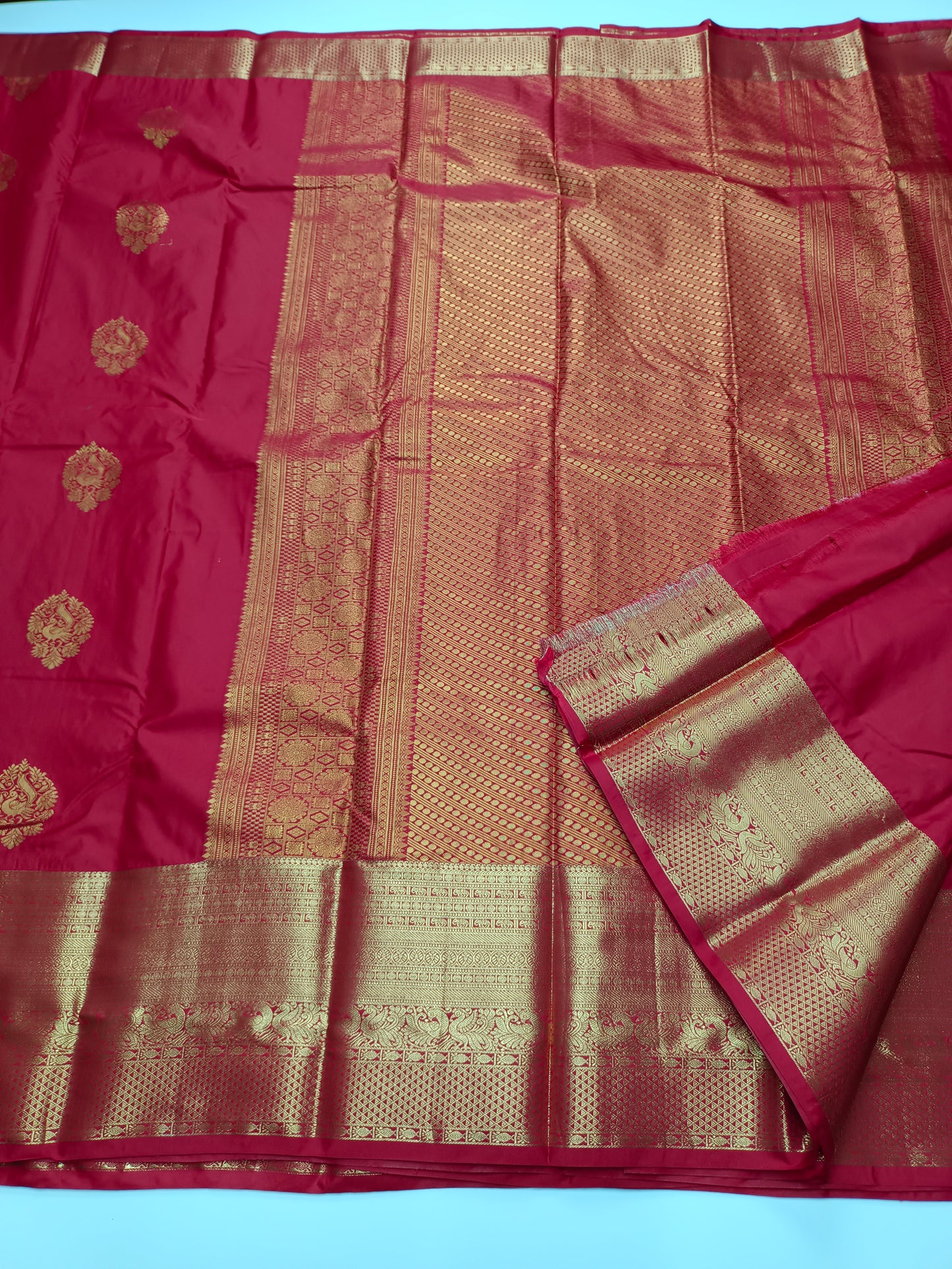 KANCHIPURAM SEMI SILK SAREE
