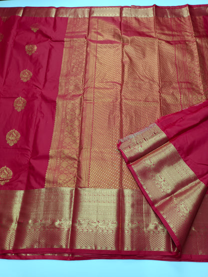 KANCHIPURAM SEMI SILK SAREE