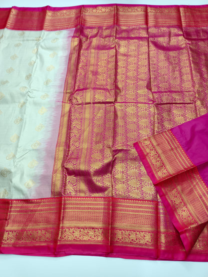 KANCHIPURAM SEMI SILK SAREE